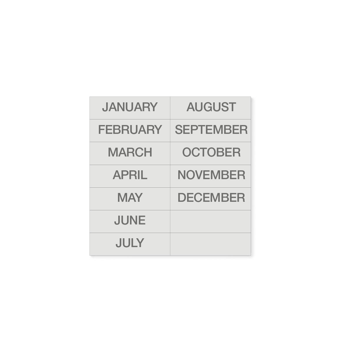 Planboard set
