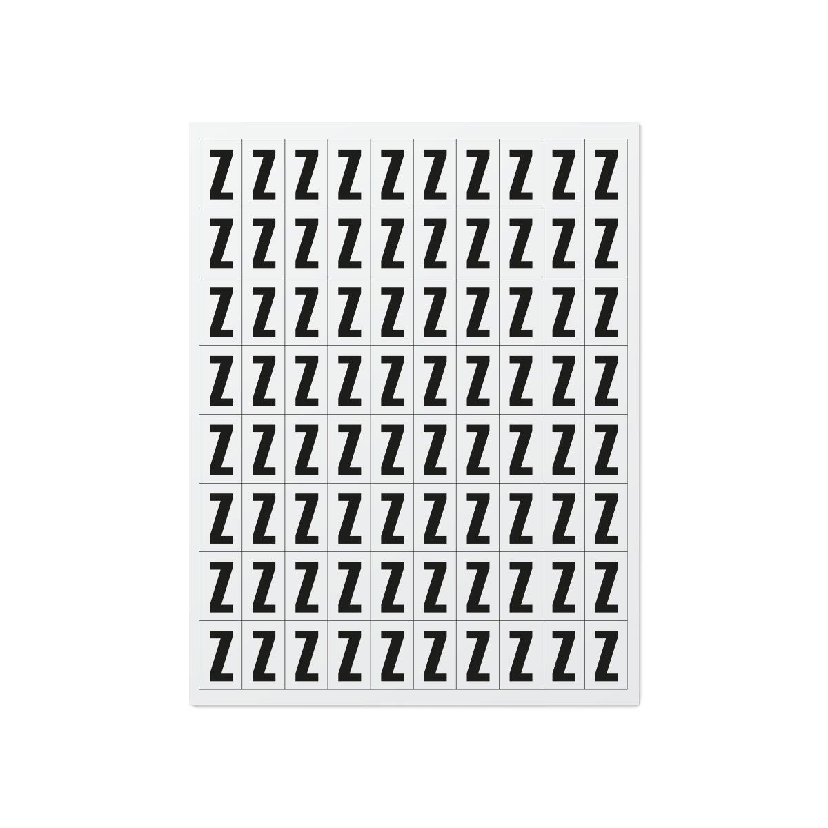 Single Symbol Sheets