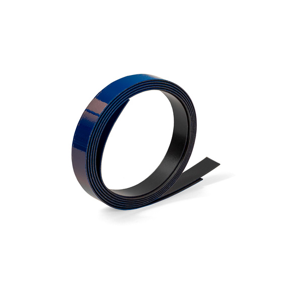 Colored magnetic tape dry erasable