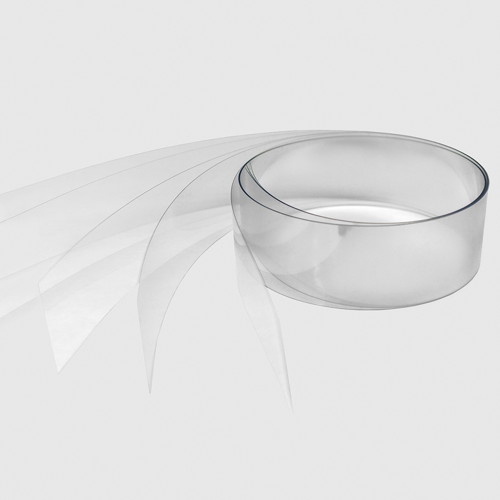 Transparent PVC cover for C-profile