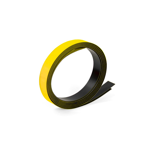 Colored magnetic tape dry erasable