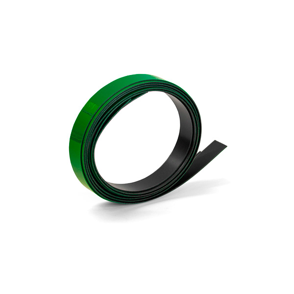 Colored magnetic tape dry erasable