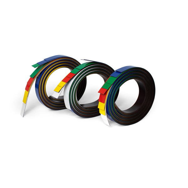 Gekleurd magneetband droog uitwisbaar