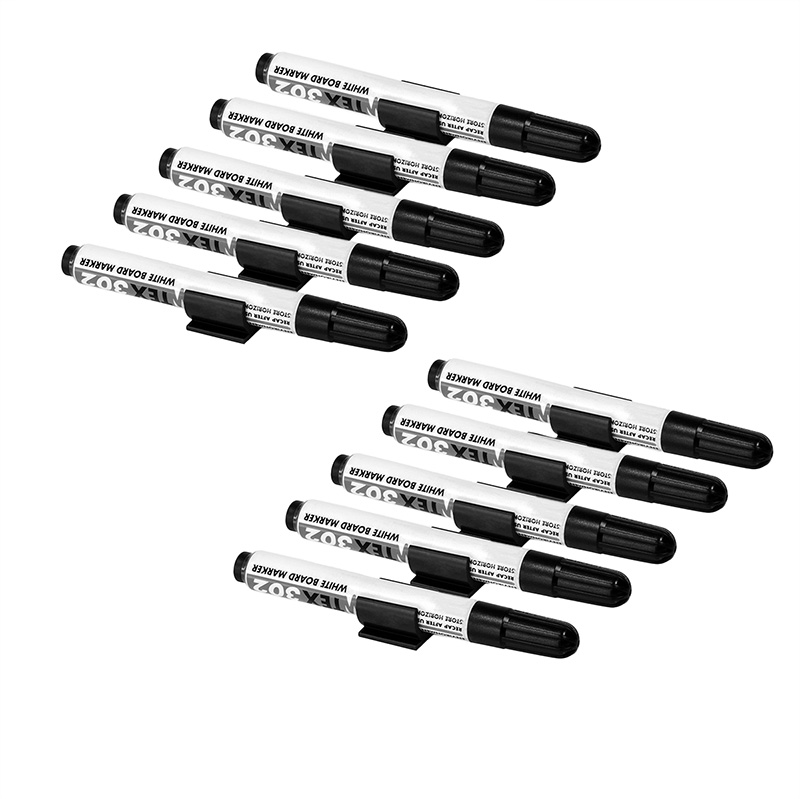 Magnetic whiteboard marker holder set