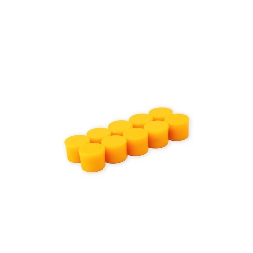 Memo magnets orange Ø10mm 10 pieces