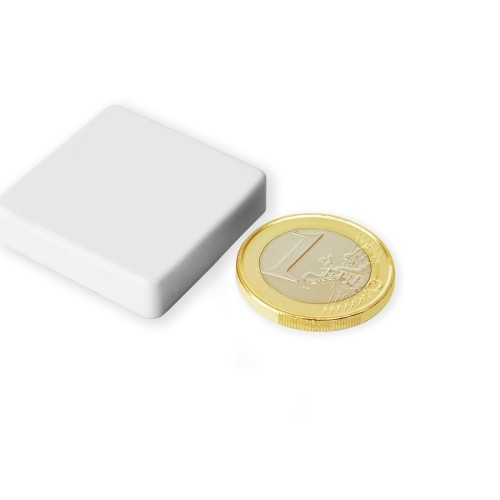 Memo magnets white 30x30mm 10 pieces