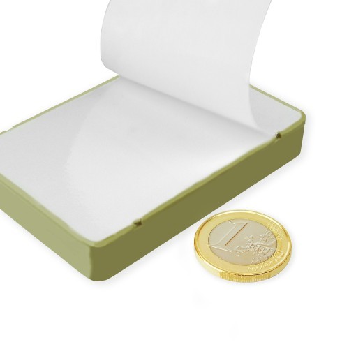 Block magnet with rubber coating 75x50x11mm