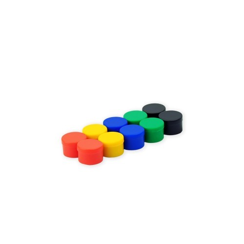 Memo magnets assorted Ø10mm 10 pieces