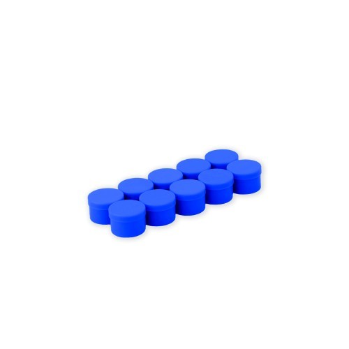 Memo magnets blue Ø10mm 10 pieces