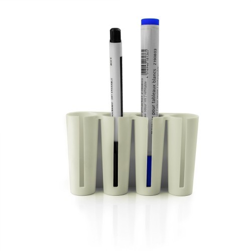 Marker holder white 67x105mm for 4 markers