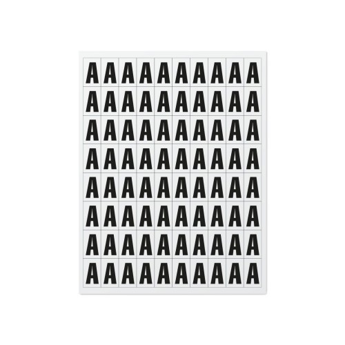 Letter A A5 white 23mm