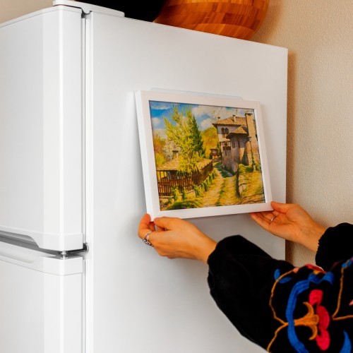 Picture hanger white