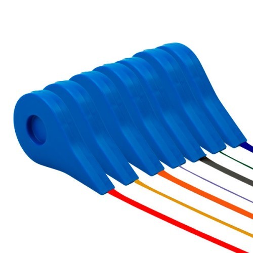 Striping tape in dispenser
