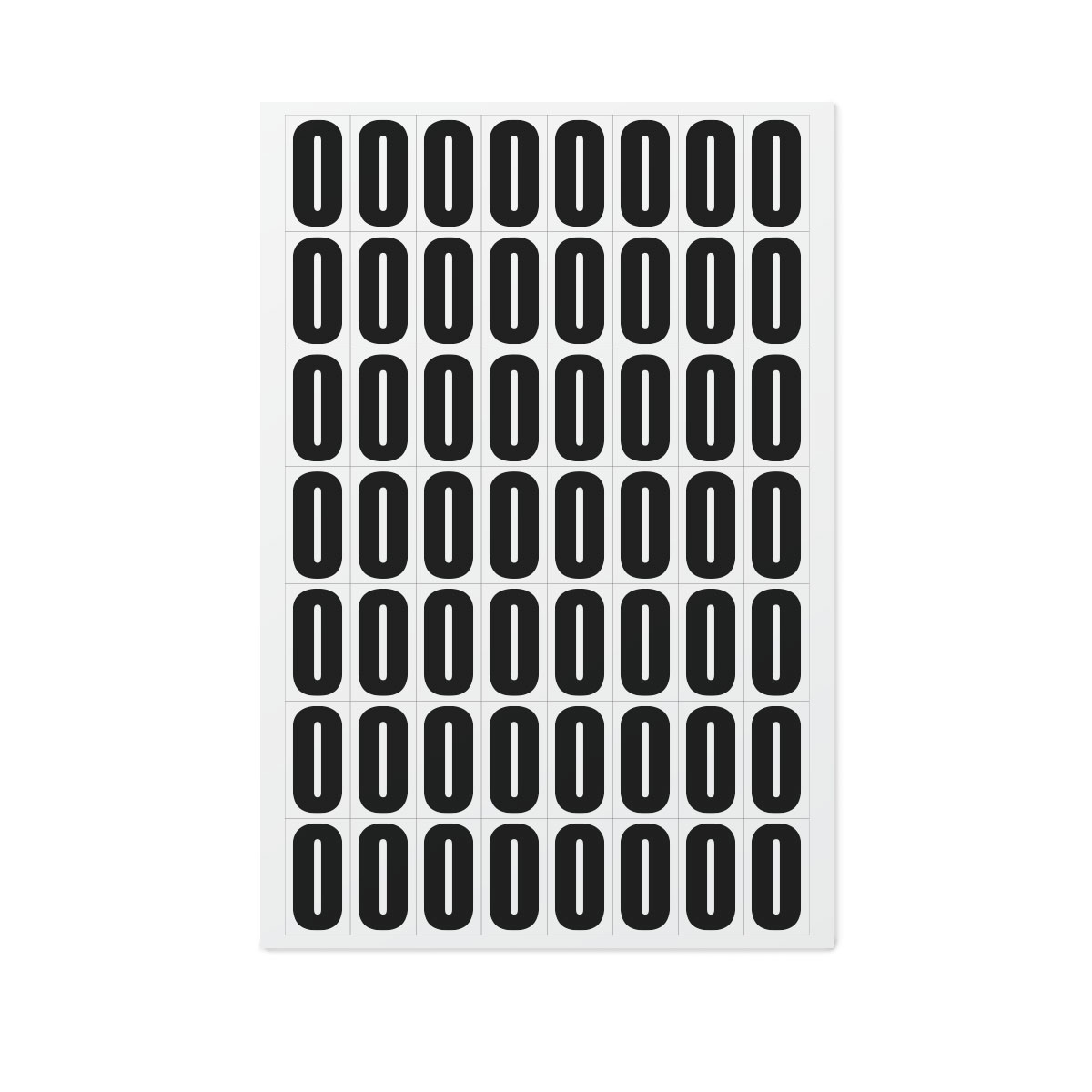 Individueel magnetisch symboolvel