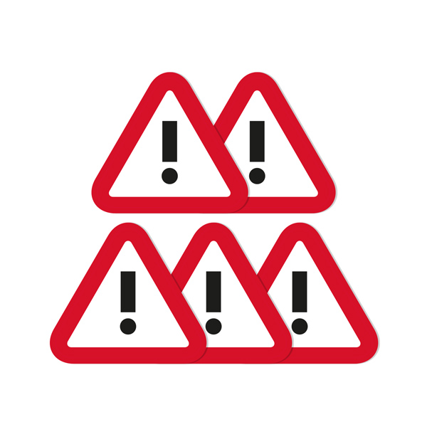 Exclamation mark magnet