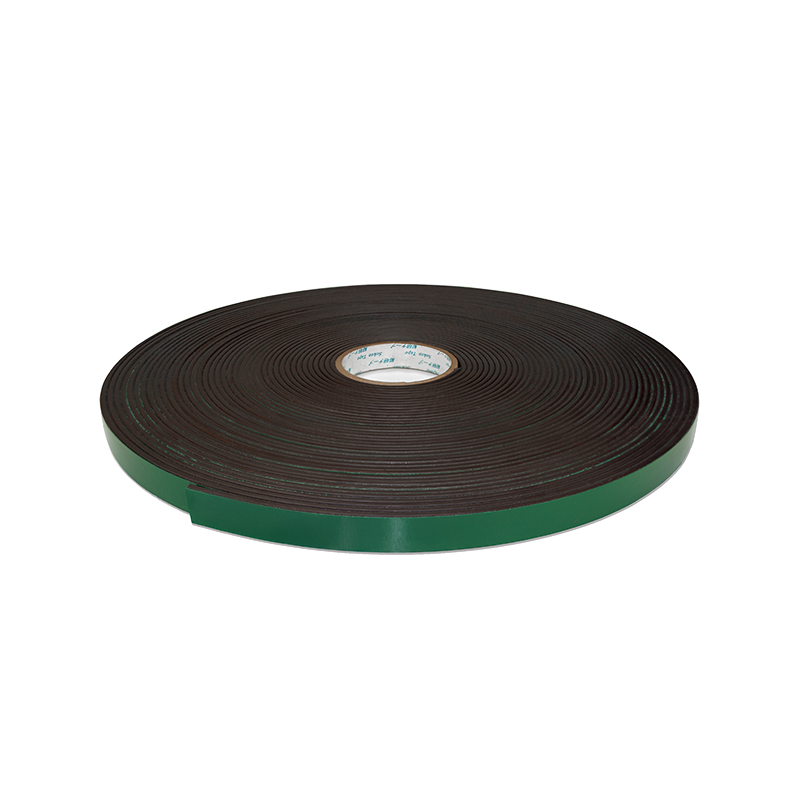 Self-adhesive magnetic tape with foam